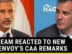 HOW EAM REACTED TO NEW U.S. ENVOY’S CAA REMARKS HOW EAM REACTED TO NEW U.S. ENVOY’S CAA REMARKS