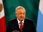 Mexican President Andrés Manuel López Obrador is seen. Mexican President Andrés Manuel López Obrador is seen.