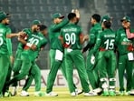 Bangladesh players in action Bangladesh players in action