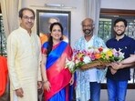 Rajnikanth meets Uddhav Thackeray in Mumbai, Rajnikanth meets Uddhav Thackeray in Mumbai,