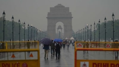 The observatory at Aya Nagar recorded the maximum rainfall at 8.4 mm, followed by Palam at 3.3 mm and Lodhi Road at 3 mm, the India Meteorological Department (IMD) said.&nbsp; (ANI)