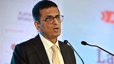 Chief Justice of India DY Chandrachud said he respects the perceptions of Union minister Kiren Rijiju.