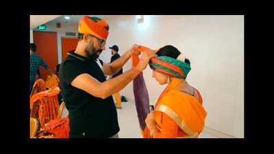 Deepak Soni, an actor, designer and teacher, looks forward to curating a pagdi museum in UP Deepak Soni, an actor, designer and teacher, looks forward to curating a pagdi museum in UP