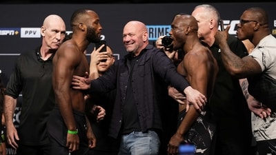 UFC 286 is scheduled to be played on Saturday, with the main event being Welterweight title fight between current champion Leon Edwards and Kamaru Usman. (Twitter) UFC 286 is scheduled to be played on Saturday, with the main event being Welterweight title fight between current champion Leon Edwards and Kamaru Usman. (Twitter)