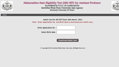 MH SET 2023 admit card released at setexam.unipune.ac.in MH SET 2023 admit card released at setexam.unipune.ac.in