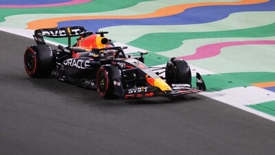 Red Bull's Max Verstappen during qualifying (REUTERS)