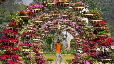 Delhi Tourism starts 3-day ‘Itra and Sugandhi Festival’ in Sunder Nursery (PTI) Delhi Tourism starts 3-day ‘Itra and Sugandhi Festival’ in Sunder Nursery (PTI)