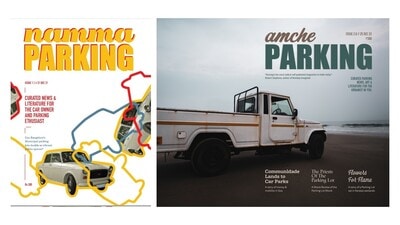 Two editions of the periodical are out so far: Namma Parking, set in Bengaluru and released in December 2021; and Amche Parking, themed on Goa and released in December 2022. Two editions of the periodical are out so far: Namma Parking, set in Bengaluru and released in December 2021; and Amche Parking, themed on Goa and released in December 2022.