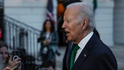 Russia-Ukraine War: US President Joe Biden speaks to the media. (Reuters)