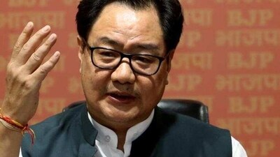 Union Law Minister Kiren Rijiju made the recent comments at the India Today conclave. (File) Union Law Minister Kiren Rijiju made the recent comments at the India Today conclave. (File)