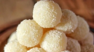 These melt-in-your mouth coconut ladoos are a must-try this Raksha Bandhan (Pinterest) These melt-in-your mouth coconut ladoos are a must-try this Raksha Bandhan (Pinterest)