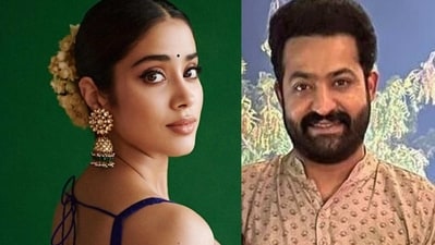 Janhvi Kapoor will be seen with Jr NTR in her South debut. Janhvi Kapoor will be seen with Jr NTR in her South debut.
