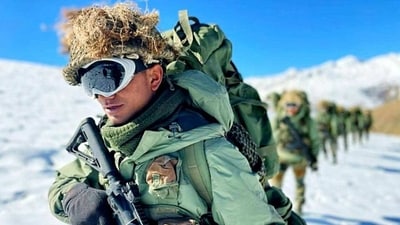 Indian Army troops patrolling in East Ladakh to ward off any Chinese belligerence across the LAC. Indian Army troops patrolling in East Ladakh to ward off any Chinese belligerence across the LAC.