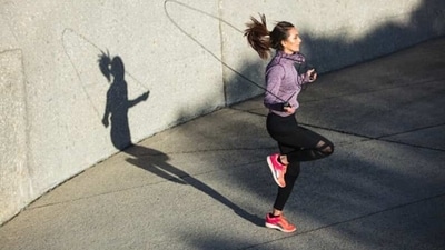Jump rope: High-intensity cardio. Jumping rope is a great way to get your heart rate up without leaving your house. It's also a great way to improve your coordination and footwork. Start with smaller sets and work your way up to longer intervals. You'll be surprised at how quickly you'll improve. (Unsplash) Jump rope: High-intensity cardio. Jumping rope is a great way to get your heart rate up without leaving your house. It's also a great way to improve your coordination and footwork. Start with smaller sets and work your way up to longer intervals. You'll be surprised at how quickly you'll improve. (Unsplash)