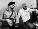 The profile photo of Punjabi singer Sidhu Moose Wala’s father Balkaur Singh on social media. The father has shared a picture with his son along with the #Justiceforsidhumoosewala. (Instagram)