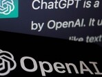 The logo of OpenAI is displayed near a response by its AI chatbot ChatGPT on its website.