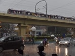 Parts of the city received rain in the afternoon and evening, with areas such as the Sirhaul toll plaza also witnessing a hailstorm. Parts of the city received rain in the afternoon and evening, with areas such as the Sirhaul toll plaza also witnessing a hailstorm.