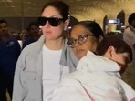 Saif Ali Khan, Taimur Ali Khan, Kareena Kapoor and Jehangir Ali Khan were spotted at Mumbai airport recently. (Pics: Viral Bhayani) Saif Ali Khan, Taimur Ali Khan, Kareena Kapoor and Jehangir Ali Khan were spotted at Mumbai airport recently. (Pics: Viral Bhayani)