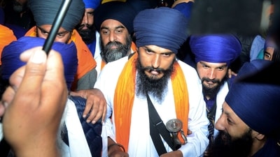 Amritpal Singh is still on the run, Punjab police said after two days of massive manhunt. Amritpal Singh is still on the run, Punjab police said after two days of massive manhunt.