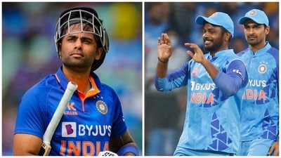 Sanju Samson, who is not a part of the white-ball squad, received a noteworthy mention in several tweets after India folded for 117 (ANI-PTI) Sanju Samson, who is not a part of the white-ball squad, received a noteworthy mention in several tweets after India folded for 117 (ANI-PTI)