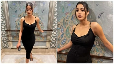 Janhvi Kapoor has an incredible fashion sense that cannot be ignored by the fashion gods. She can pull off a simple desi kurta as well red-carpet-worthy designer couture like a true boss lady. She recently dropped a series of images looking drop-dead gorgeous in a black bodycon dress. (Instagram/@janhvikapoor) Janhvi Kapoor has an incredible fashion sense that cannot be ignored by the fashion gods. She can pull off a simple desi kurta as well red-carpet-worthy designer couture like a true boss lady. She recently dropped a series of images looking drop-dead gorgeous in a black bodycon dress. (Instagram/@janhvikapoor)