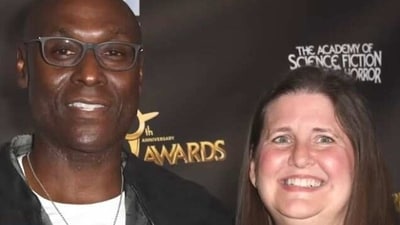 Stephanie Reddick with late husband Lance Reddick.
