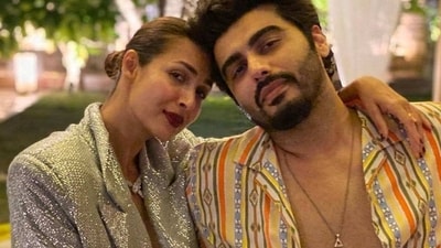Malaika Arora talked about dating actor Arjun Kapoor at an event.