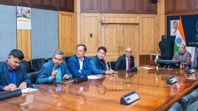 Manipur chief minister N Biren Singh held a review meeting over the issue of illegal immigration in the state (Facebook/nbiren.singh)