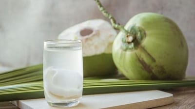 5. Coconut water: Coconut water is a natural coolant and can help reduce acidity. Drink a glass of coconut water twice a day for best results. (Shutterstock) 5. Coconut water: Coconut water is a natural coolant and can help reduce acidity. Drink a glass of coconut water twice a day for best results. (Shutterstock)