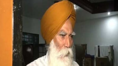 Tarsem Singh, father of Amritpal Singh. (ANI)