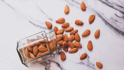 8. Almonds: Almonds are a good source of calcium which can help neutralize stomach acid. Soak a few almonds overnight and eat them in the morning for quick relief. (Unsplash) 8. Almonds: Almonds are a good source of calcium which can help neutralize stomach acid. Soak a few almonds overnight and eat them in the morning for quick relief. (Unsplash)