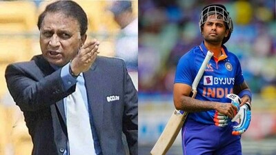 Sunil Gavaskar; Suryakumar Yadav Sunil Gavaskar; Suryakumar Yadav