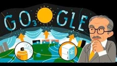 Today's Google doodle dedicated to Mexican chemist Dr. Mario Molina. Today's Google doodle dedicated to Mexican chemist Dr. Mario Molina.