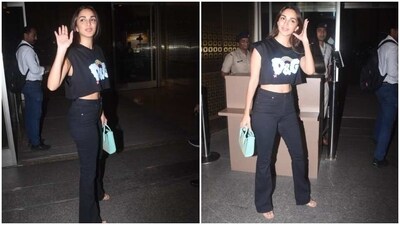 Kiara Advani's airport look proves that less is more (HT Photos/Varinder Chawla) Kiara Advani's airport look proves that less is more (HT Photos/Varinder Chawla)