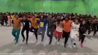 See what happened when Ram Charan reached RC15 set. See what happened when Ram Charan reached RC15 set.