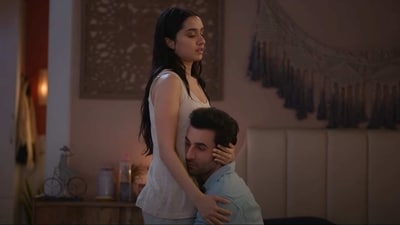 Ranbir Kapoor and Shraddha Kapoor came together for the first time in Tu Jhoothi Main Makkaar. Ranbir Kapoor and Shraddha Kapoor came together for the first time in Tu Jhoothi Main Makkaar.