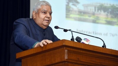 Vice President, Jagdeep Dhankhar. (ANI/PIB) Vice President, Jagdeep Dhankhar. (ANI/PIB)