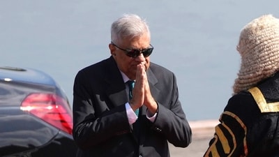 Sri Lankan president Ranil Wickremesinghe. (AP)