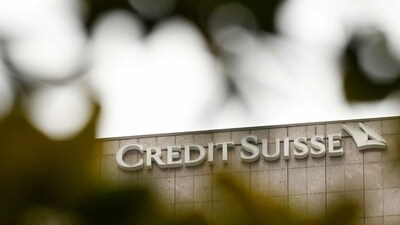 A view of the Credit Suisse building at Circular Quay in Sydney, Australia. (REUTERS)