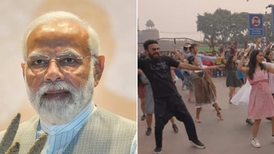 PM Modi's tweet congratulating German Embassy staff for their performance on Naatu Naatu has created a buzz. (PTI, Twitter/@AmbAckermann) PM Modi's tweet congratulating German Embassy staff for their performance on Naatu Naatu has created a buzz. (PTI, Twitter/@AmbAckermann)