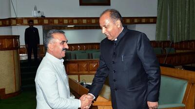Leader of Opposition in Himachal legislative assembly and former chief minister Jai Ram Thakur on Monday said that the Sukhu government was “running short of breath to fulfil the guarantees it promised to the people before the elections”. (ANI file photo)