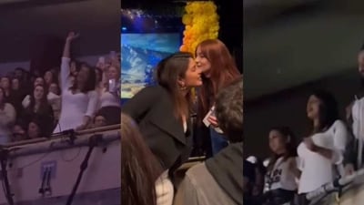 Priyanka Chopra was seen at the Jonas Brothers concert in New York. Priyanka Chopra was seen at the Jonas Brothers concert in New York.
