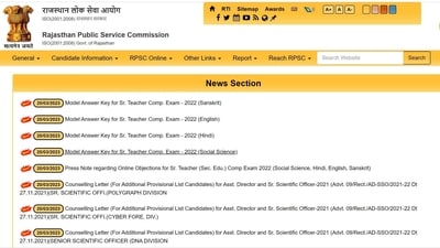 RPSC Grade 2 answer keys out for Social Science, Hindi, English & Sanskrit RPSC Grade 2 answer keys out for Social Science, Hindi, English & Sanskrit