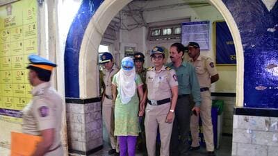 Responding to the claim, Rimple told the court that she had not committed the murder of her mother and claimed that her mother died after a fall from the first floor on December 26. She said she only chopped her limbs and hid the body, because of the fear of losing the house and money that she gets from her maternal uncle (HT Photo)