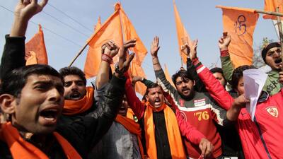Right-wing outfit Bajrang Dal members tried to purify deputy commissioner’s office by sprinkling cow urine. (Represtative Image)