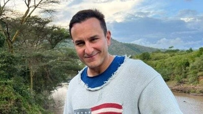 Saif Ali Khan debuted a new look on his Africa trip.