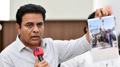 Telangana government has ordered a detailed police inquiry into the TSPSC exam question paper leak (ANI) Telangana government has ordered a detailed police inquiry into the TSPSC exam question paper leak (ANI)