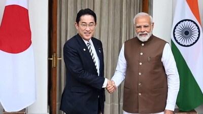 The two-day visit was Kishida’s second to India since taking office as Prime Minister in 2021. (AFP) (MINT_PRINT) The two-day visit was Kishida’s second to India since taking office as Prime Minister in 2021. (AFP) (MINT_PRINT)