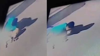 Screengrab of the disturbing video that went viral. (Twitter)