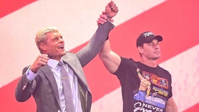 Cody Rhodes(left) and John Cena (Twitter) Cody Rhodes(left) and John Cena (Twitter)